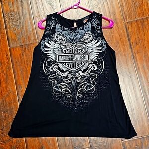 Harley Davidson Rhinestone Tank